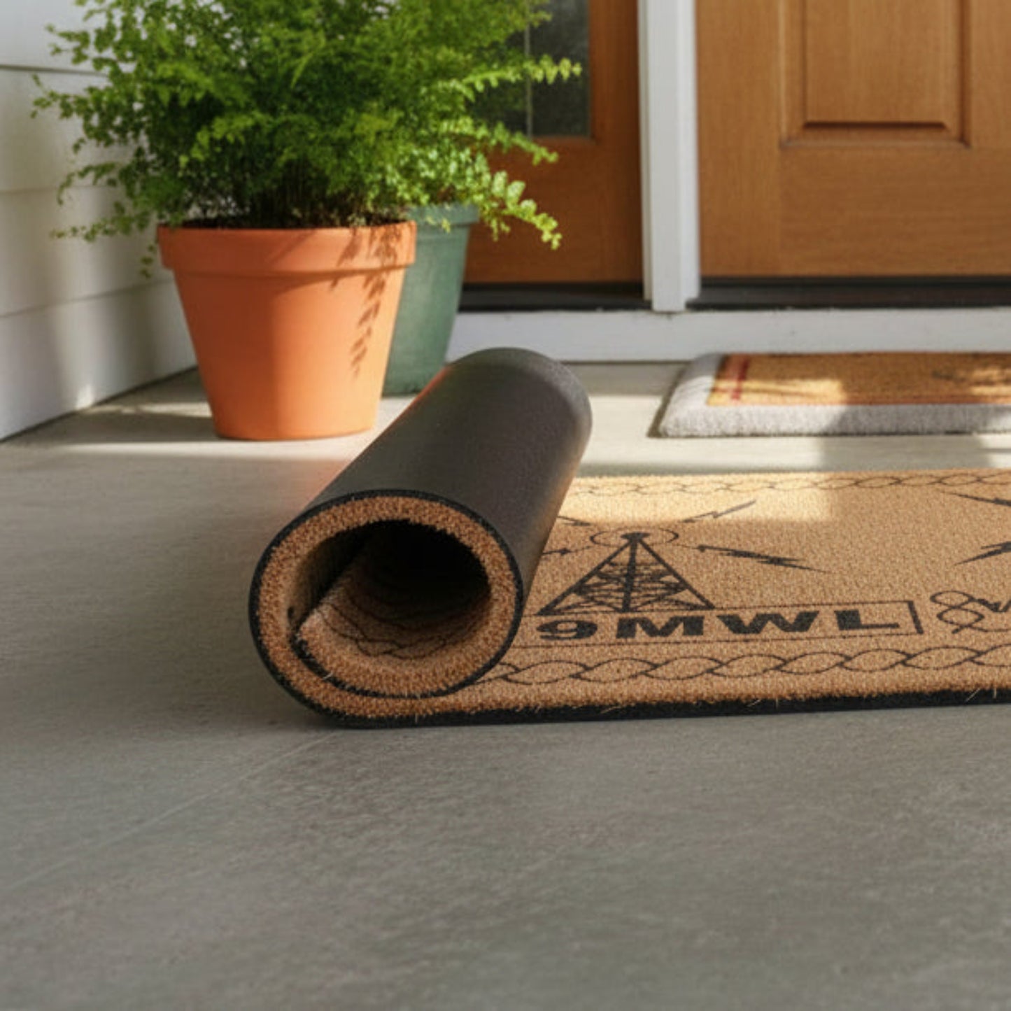Personalized Call Sign Doormat by Key Junkies